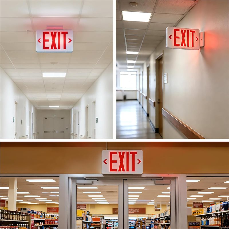 Светодиодный аварийный светиль – обзор и цена Emergency Exit Sign