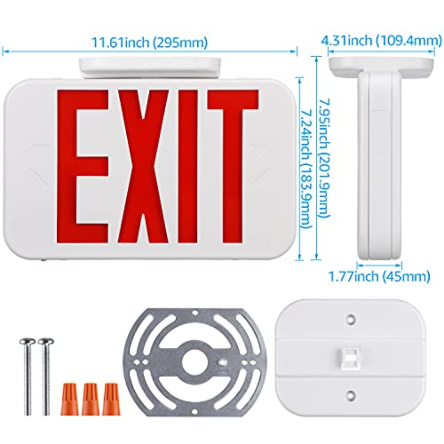 Светодиодный указатель выхода, – обзор и цена Emergency Exit Sign