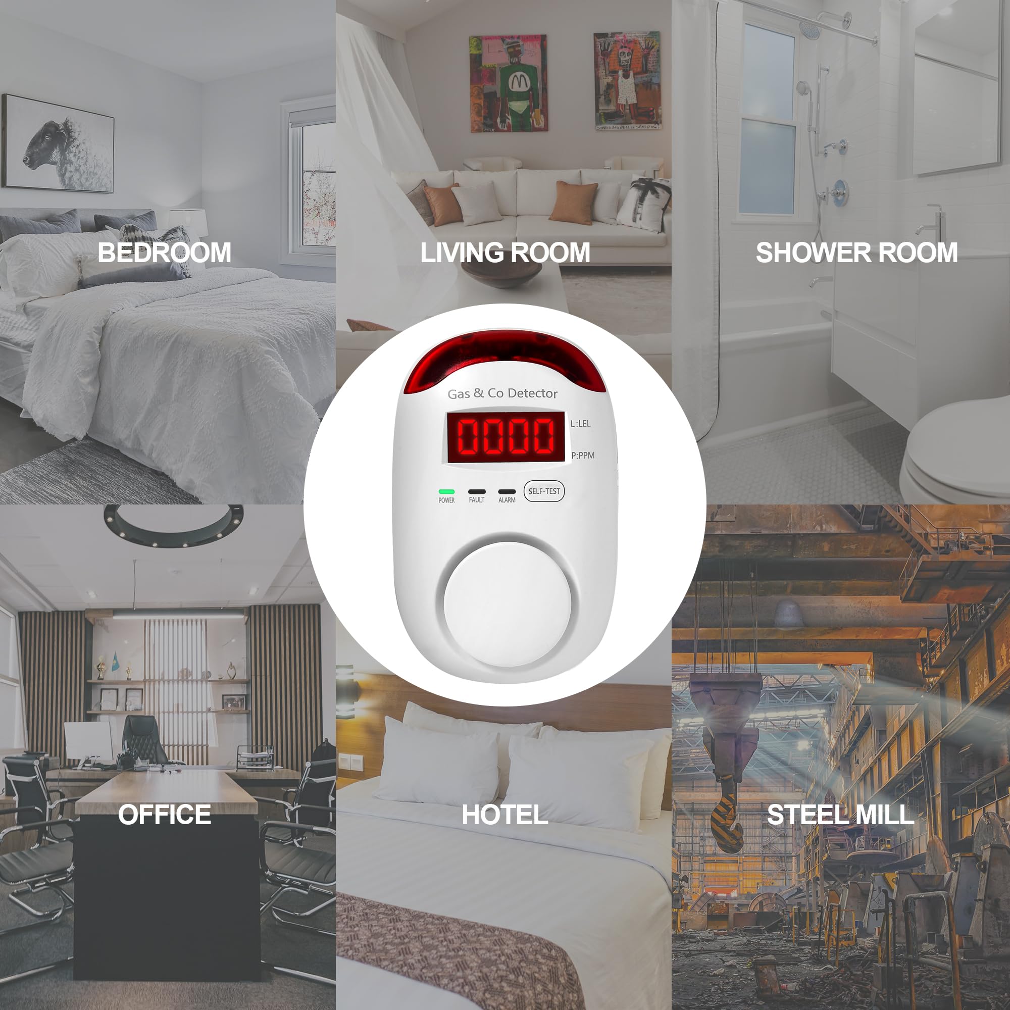 Комбинированные детекторы газа – обзор и цена Co Detector Plug